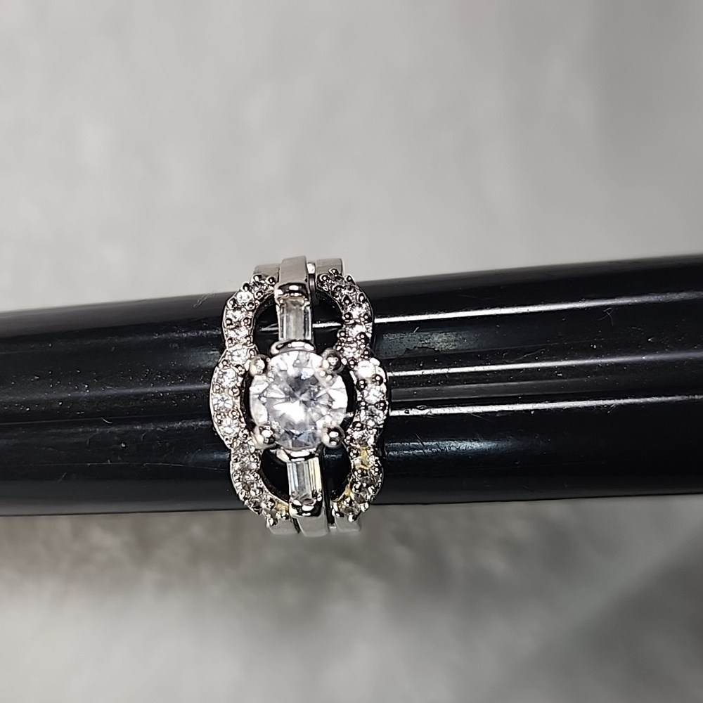 3 Silver Rings And Ring Jacket Set 6/6.2 - Picture 4 of 6